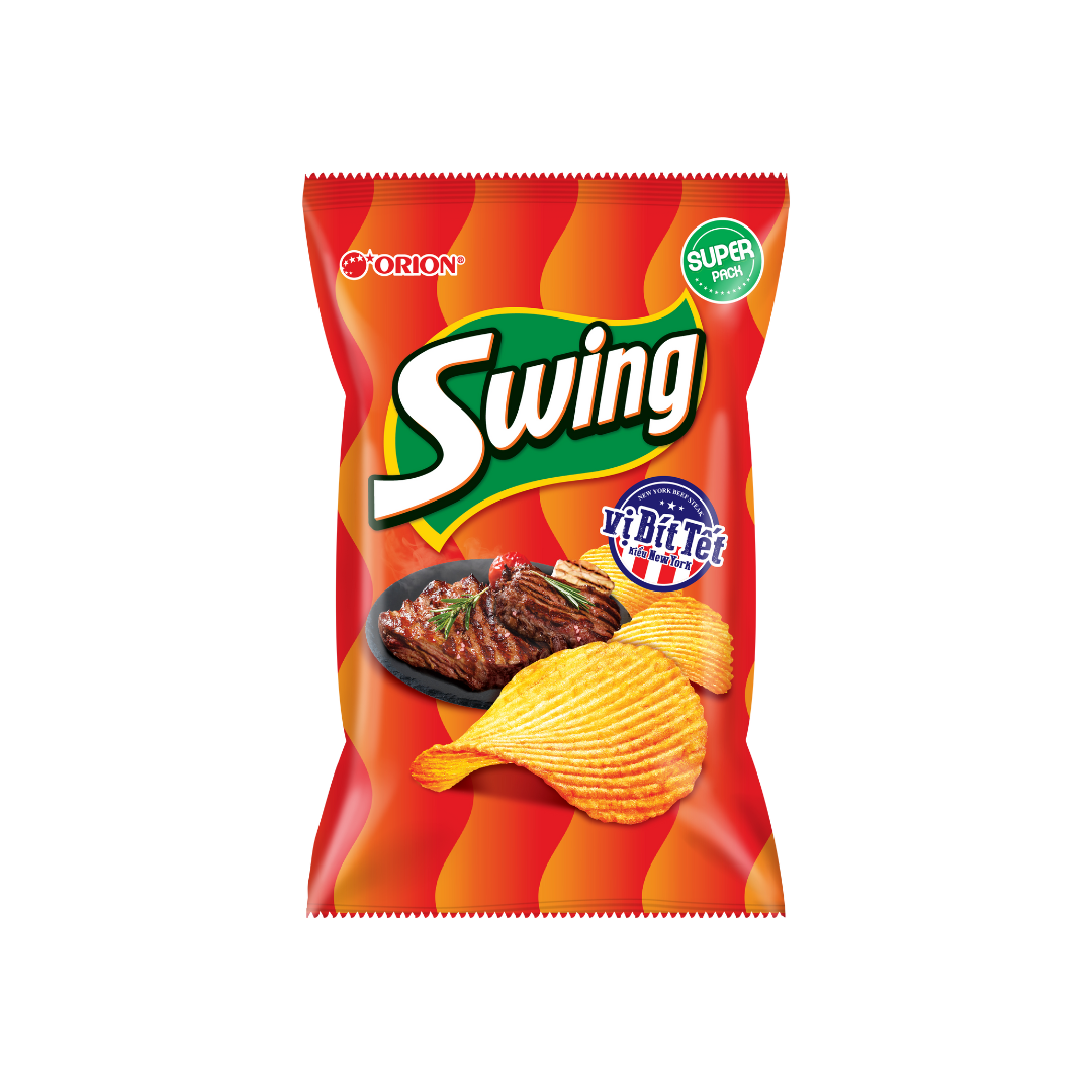 Snack Khoai Tây Swing vị Bíttết Kiểu New York